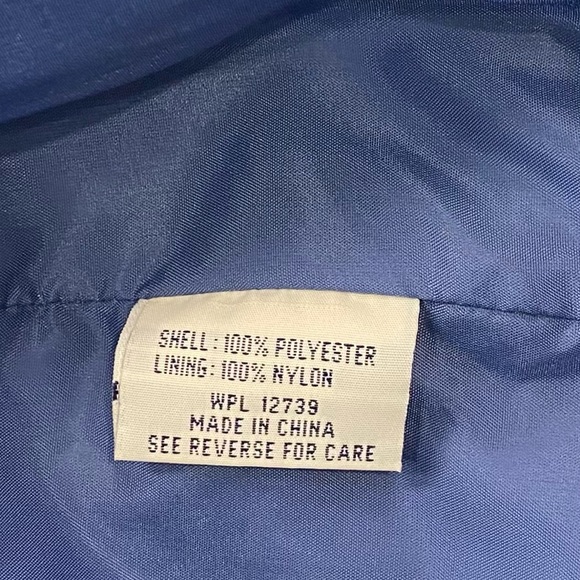 Very VTG Fitzwright Forget-Me-Not Blue Silky Soft Trench Coat, EUC, 16 - Picture 13 of 16